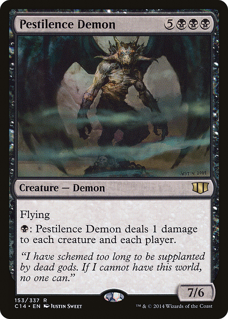 Pestilence Demon (153) - Commander 2014
