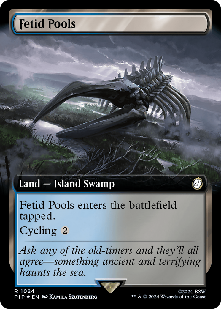 Fetid Pools (Extended Art) (Surge Foil) (Extended Art) (1024) Foil - Fallout