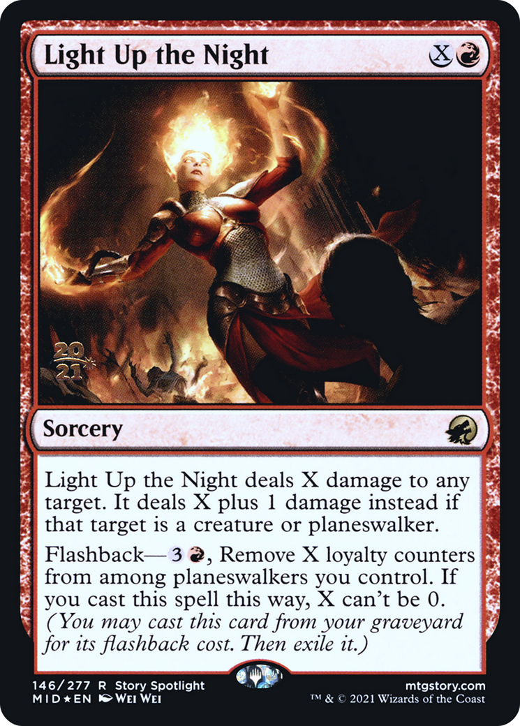 Light Up the Night (146) Foil - Innistrad: Midnight Hunt Promos