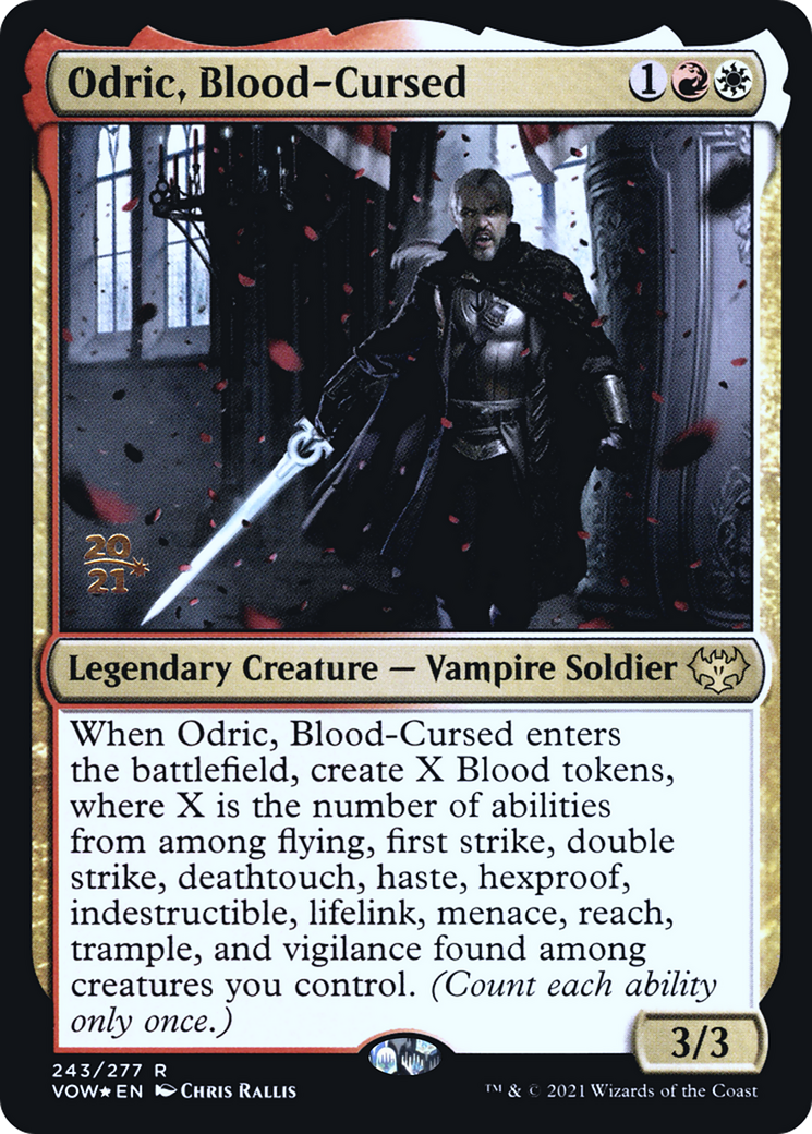 Odric, Blood-Cursed (243) Foil - Innistrad: Crimson Vow Promos