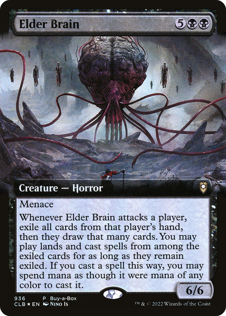 Elder Brain (Extended Art) (936) Foil - Commander Legends: Battle for Baldur's Gate
