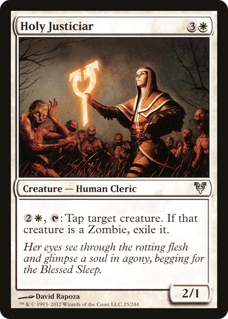 Holy Justiciar (025) - Avacyn Restored