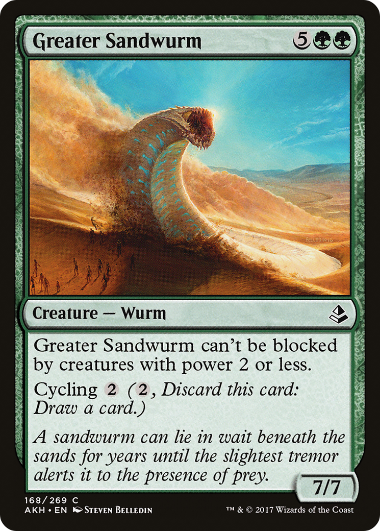 Greater Sandwurm (168) Foil - Amonkhet