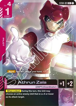 Athrun Zala (C+) (ST04-011) Holofoil- Starter Deck 04 SEED Strike