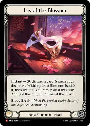 Iris of the Blossom (ASR003) Rainbow Foil - Armory Deck: Ira