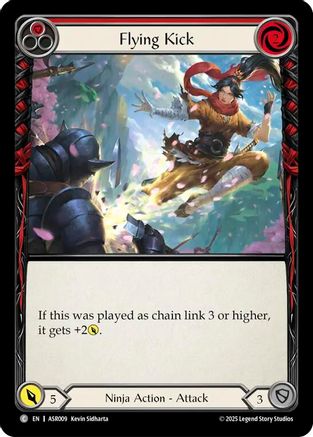 Flying Kick (Red) (ASR009) - Armory Deck: Ira