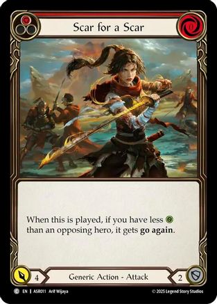 Scar for a Scar (Red) (ASR011) - Armory Deck: Ira