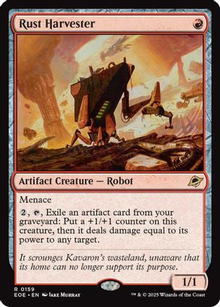 Rust Harvester (159) Foil - Edge of Eternities