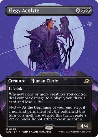 Elegy Acolyte (Borderless) (293) Foil - Edge of Eternities