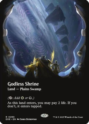 Godless Shrine (Borderless) (280) Foil - Edge of Eternities