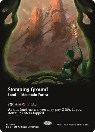 Stomping Ground (Borderless) (283) Foil - Edge of Eternities
