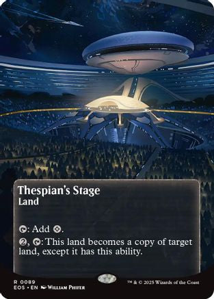 Thespian's Stage (Borderless) (089) Foil - Edge of Eternities: Stellar Sights