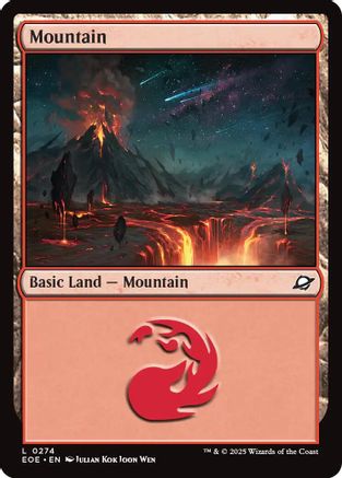 Mountain (274) Foil - Edge of Eternities