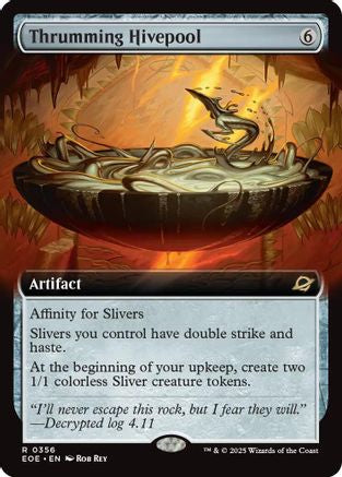 Thrumming Hivepool (Extended Art) (356) Foil - Edge of Eternities