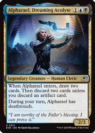 Alpharael, Dreaming Acolyte (212) Foil - Edge of Eternities