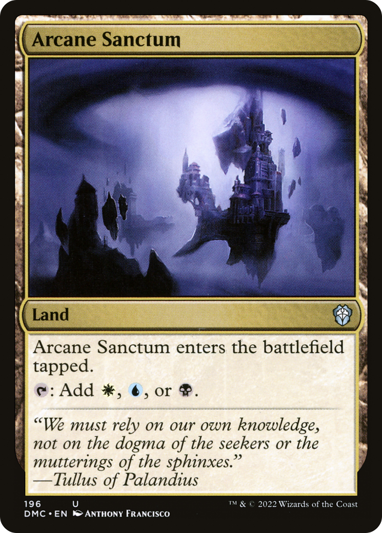 Arcane Sanctum (196) - Dominaria United Commander