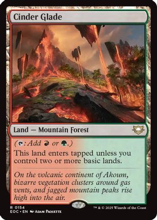 Cinder Glade (154) - Commander: Edge of Eternities