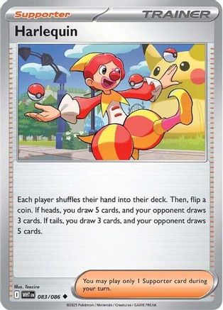 Harlequin (83) Reverse Holofoil - White Flare