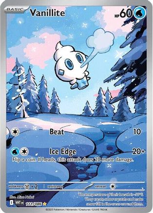 Vanillite (111) Holofoil - White Flare