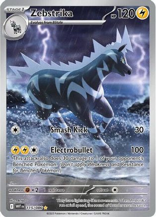 Zebstrika (115) Holofoil - White Flare