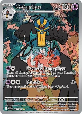 Cofagrigus (123) Holofoil - White Flare