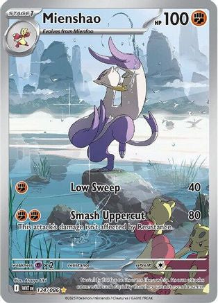 Mienshao (134) Holofoil - White Flare