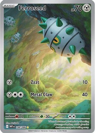 Ferroseed (148) Holofoil - White Flare
