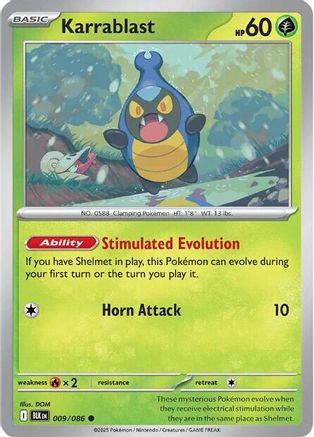 Karrablast (9) Reverse Holofoil - Black Bolt