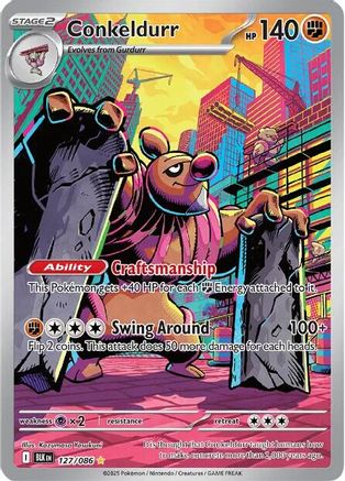 Conkeldurr (127) Holofoil - Black Bolt