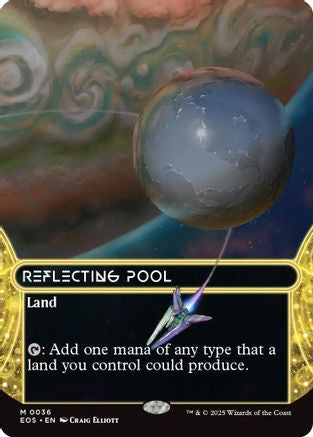 Reflecting Pool (Borderless) (036) Foil - Edge of Eternities: Stellar Sights