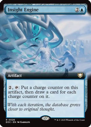 Insight Engine (Extended Art) (026) - Commander: Edge of Eternities