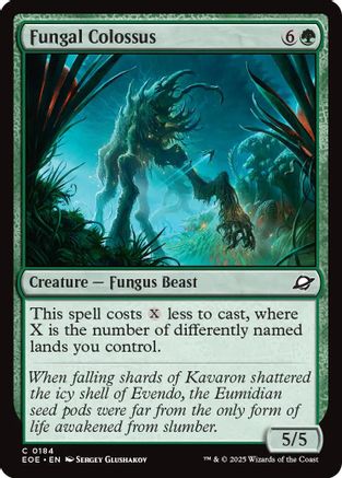Fungal Colossus (184) Foil - Edge of Eternities