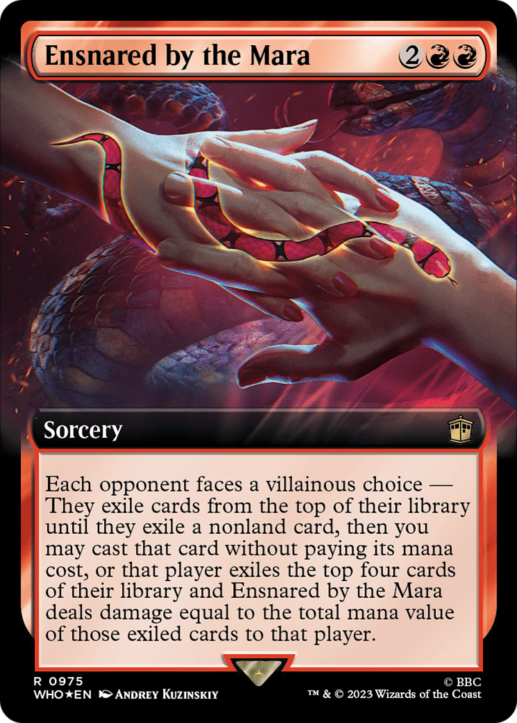 Ensnared by the Mara (Extended Art) (975) Foil - Doctor Who