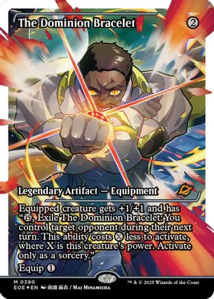 The Dominion Bracelet (Showcase) (390) Fracture Foil - Edge of Eternities