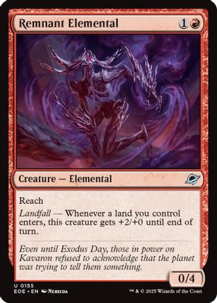 Remnant Elemental (155) Foil - Edge of Eternities