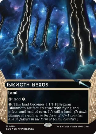 Inkmoth Nexus (Borderless) (110) Galaxy Foil - Edge of Eternities: Stellar Sights