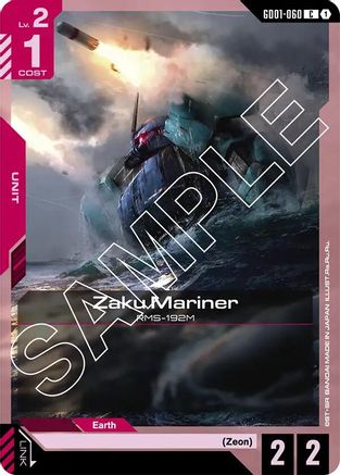 Zaku Mariner (GD01-060) - Newtype Rising