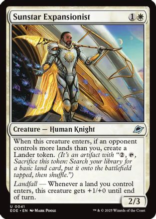 Sunstar Expansionist (041) Foil - Edge of Eternities