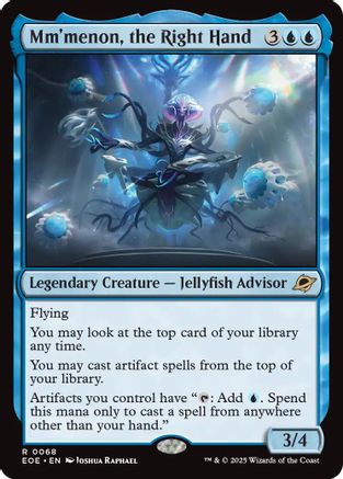 Mm'menon, the Right Hand (068) Foil - Edge of Eternities
