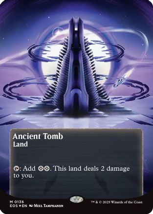 Ancient Tomb (Borderless) (136) Galaxy Foil - Edge of Eternities: Stellar Sights