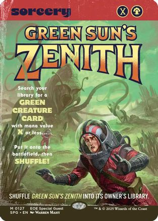 Green Sun's Zenith (Showcase) (127) Foil - Special Guests
