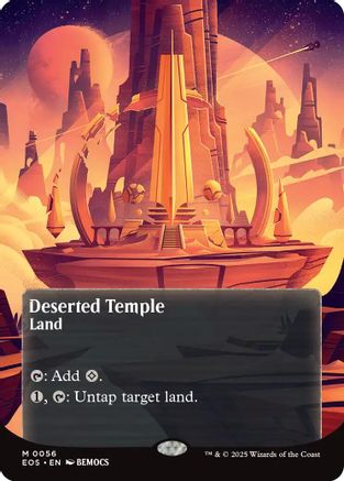 Deserted Temple (Borderless) (056) - Edge of Eternities: Stellar Sights