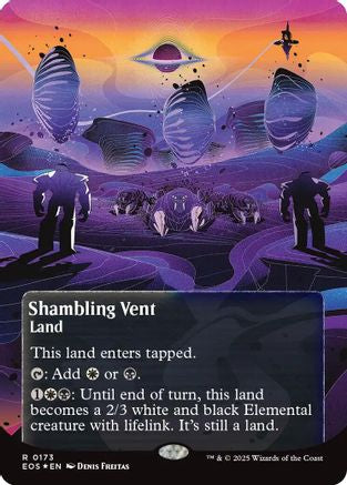 Shambling Vent (Borderless) (173) Galaxy Foil - Edge of Eternities: Stellar Sights