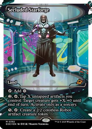 Secluded Starforge (Showcase) (392) Fracture Foil - Edge of Eternities