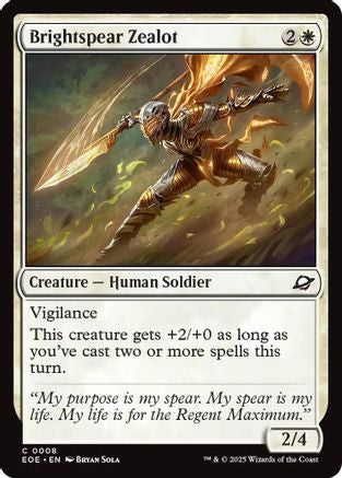 Brightspear Zealot (008) - Edge of Eternities