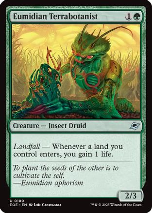 Eumidian Terrabotanist (180) Foil - Edge of Eternities