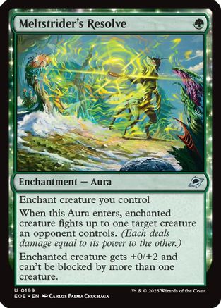 Meltstrider's Resolve (199) Foil - Edge of Eternities