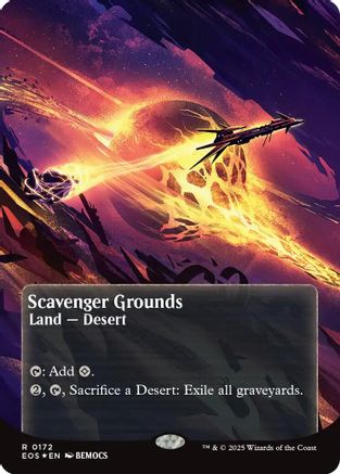 Scavenger Grounds (Borderless) (172) Galaxy Foil - Edge of Eternities: Stellar Sights