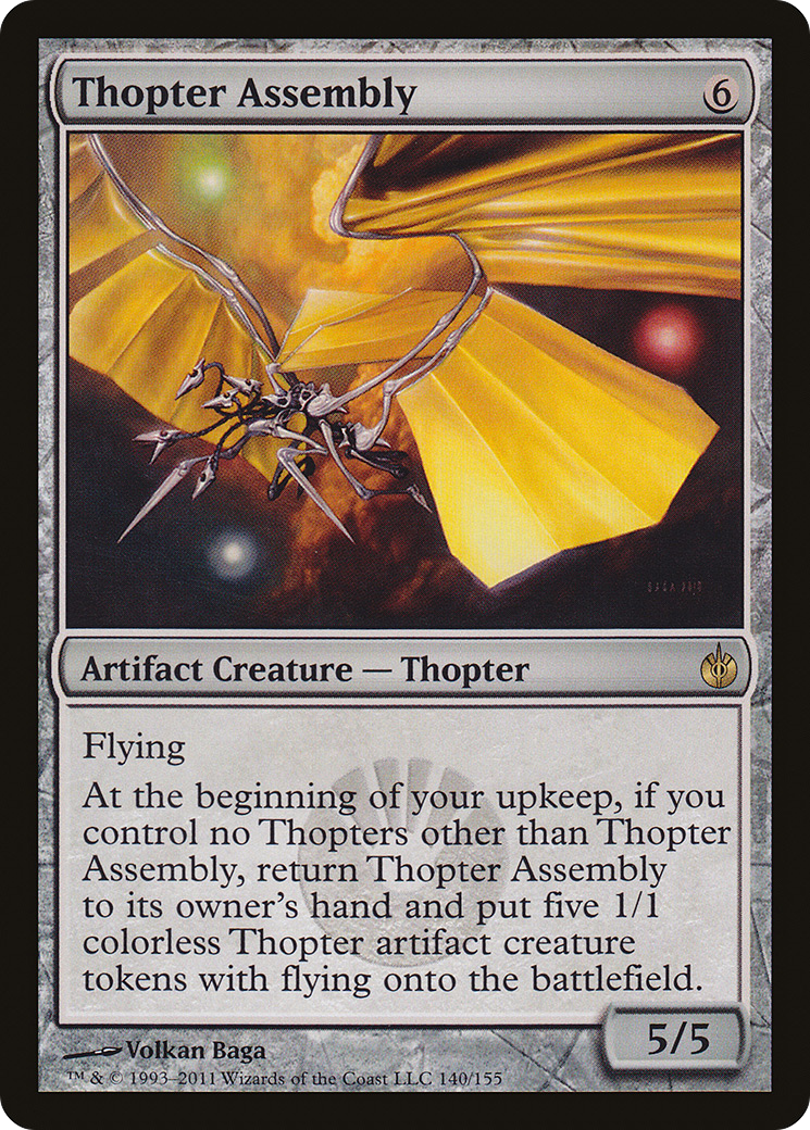 Thopter Assembly (140) Foil - Mirrodin Besieged