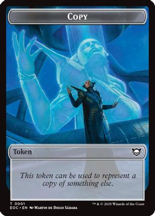Copy (0001) // Pest (0009) Double-Sided Token - Commander: Edge of Eternities